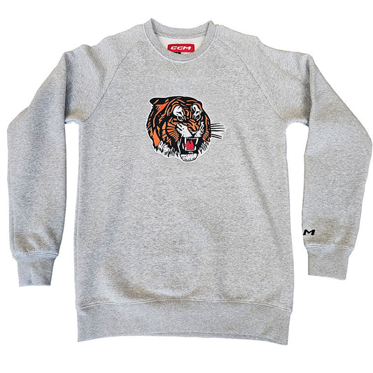 CCM Embroidered Tiger Crew Neck